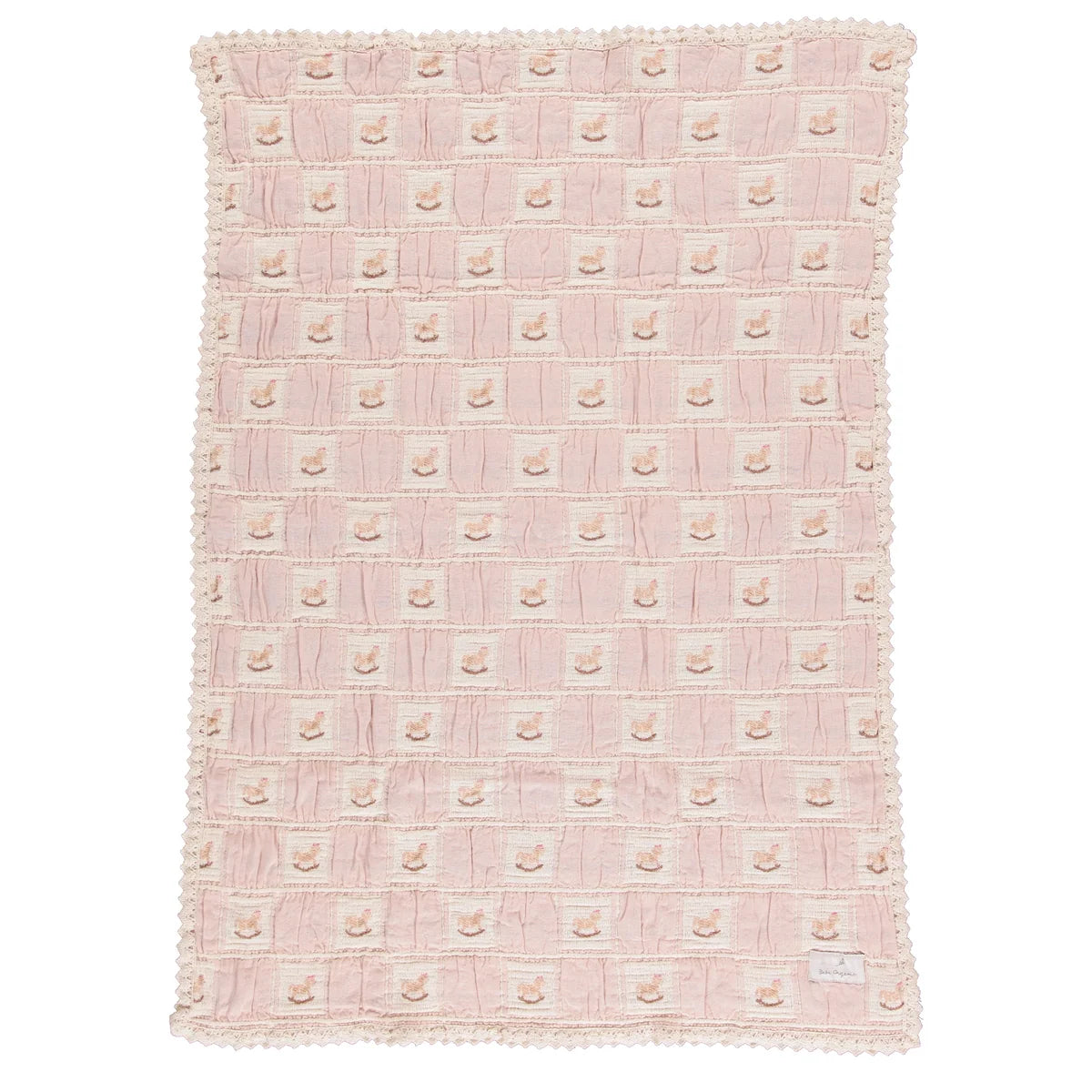 Rocking Horse Blanket, Mauve