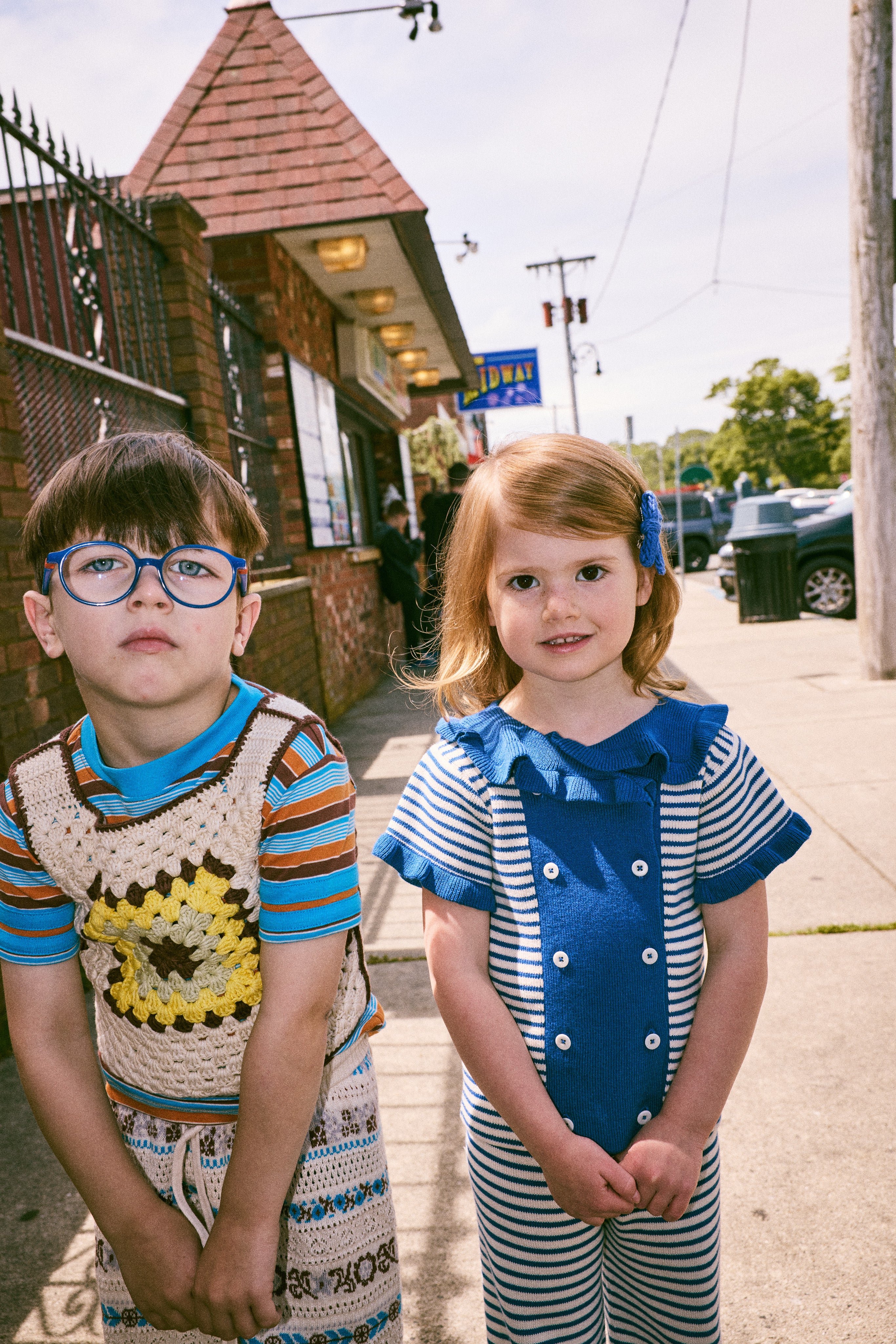 Ruffle Sailor Cardigan