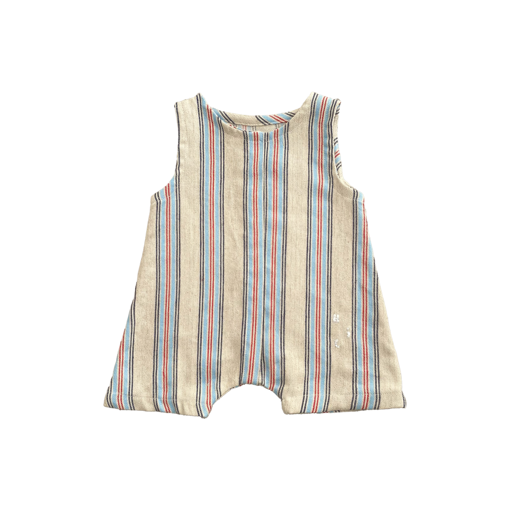 Striped Red and Blue Jumpsuit