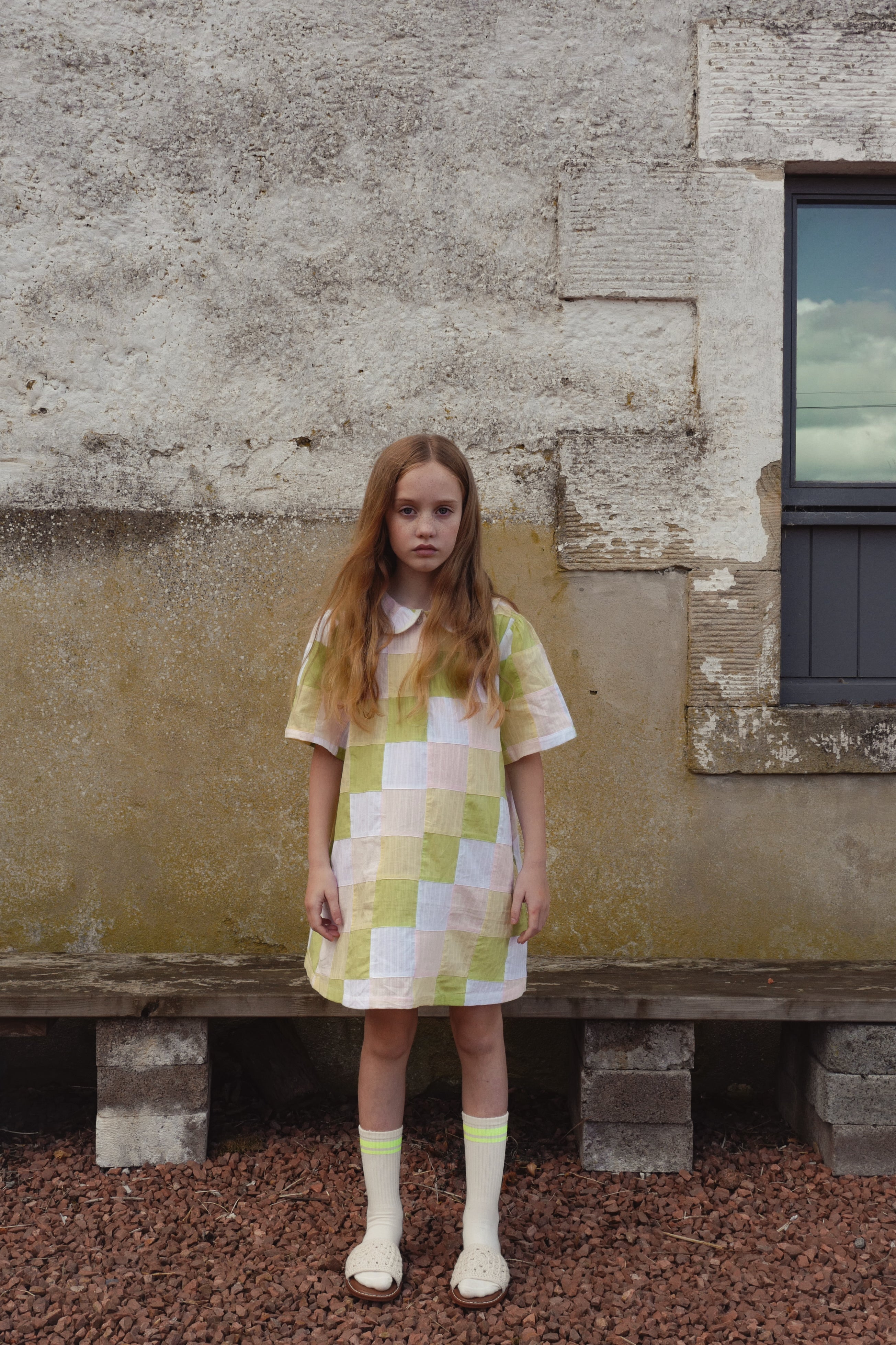 PASTEL PATCHWORK DRESS