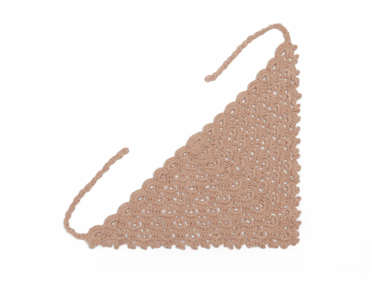 Flower Market Kerchief, Child- Nougat Neutral