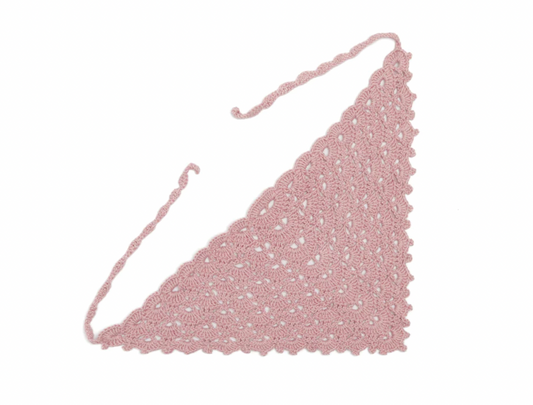 Flower Market Kerchief, Child- Rose Pink