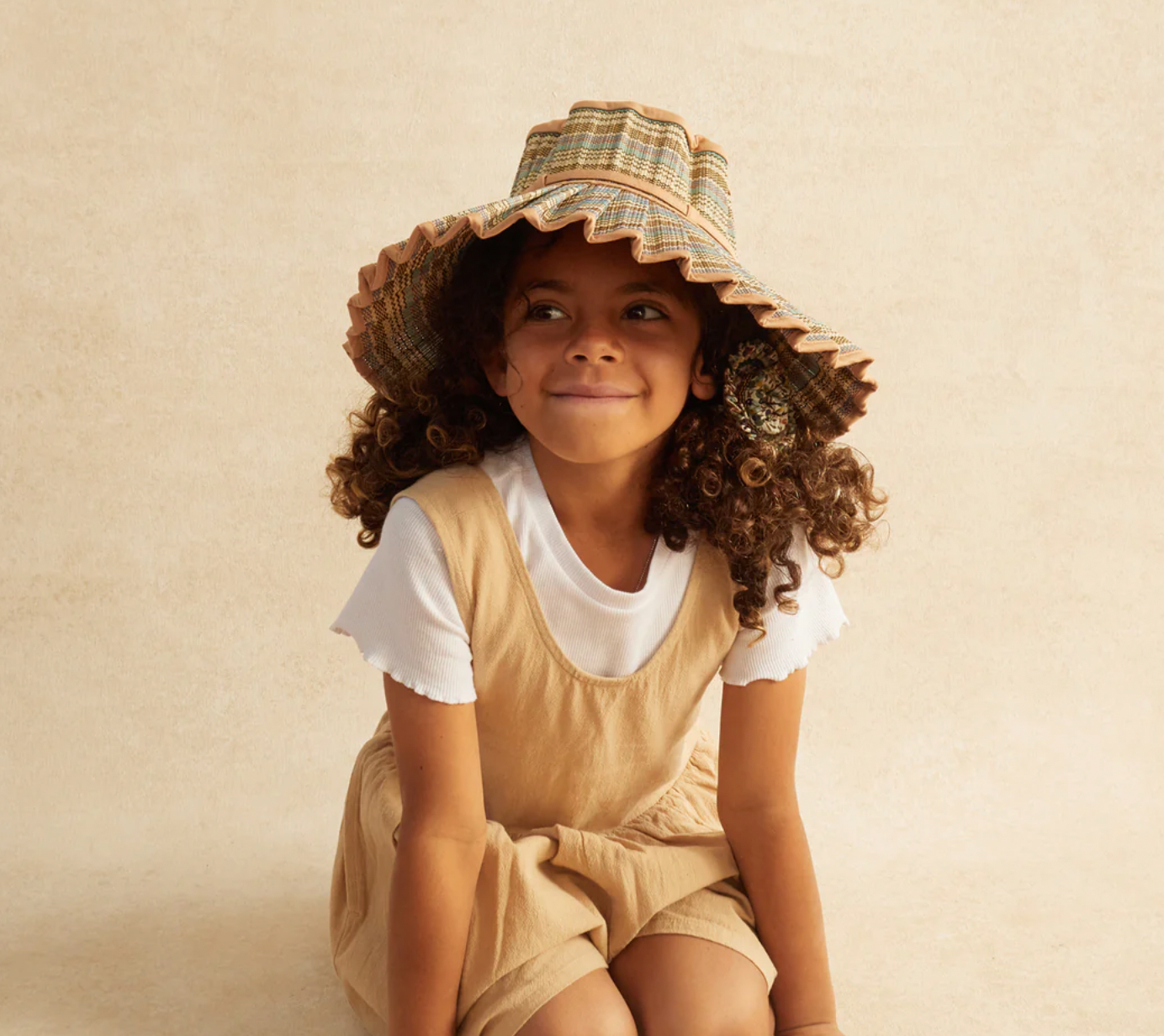 Luxe Capri Child Hat- Adrift