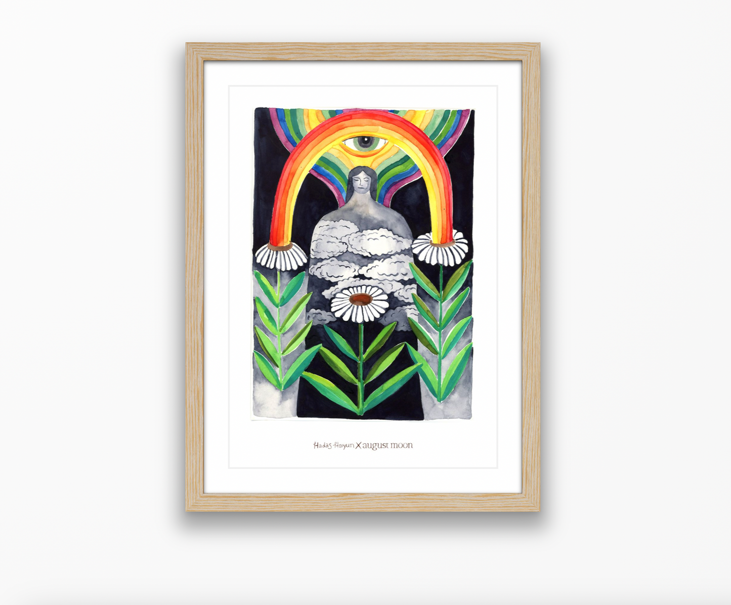 Hadas Hayun X August Moon: Rainbow Woman- Art Print