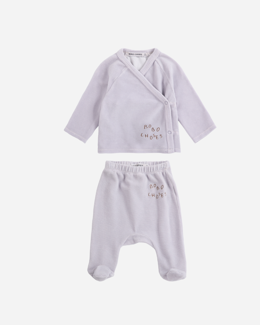 Bobo Choses Velvet Set, Purple