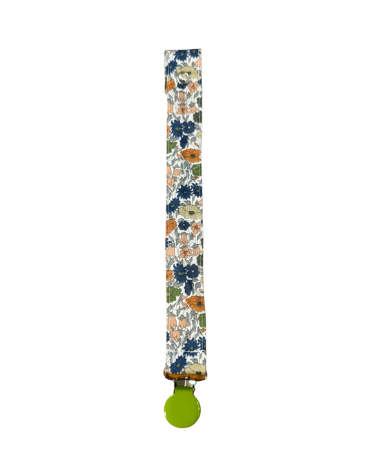 Pacifier Clip- Poppy Forest