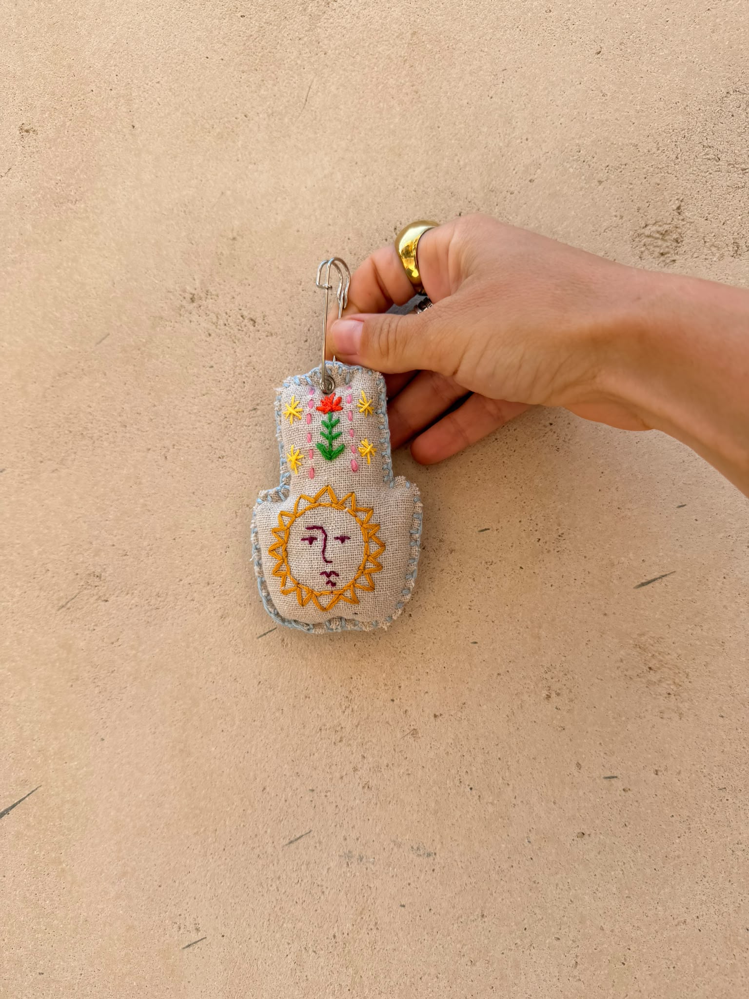 Embroidered Hamsa