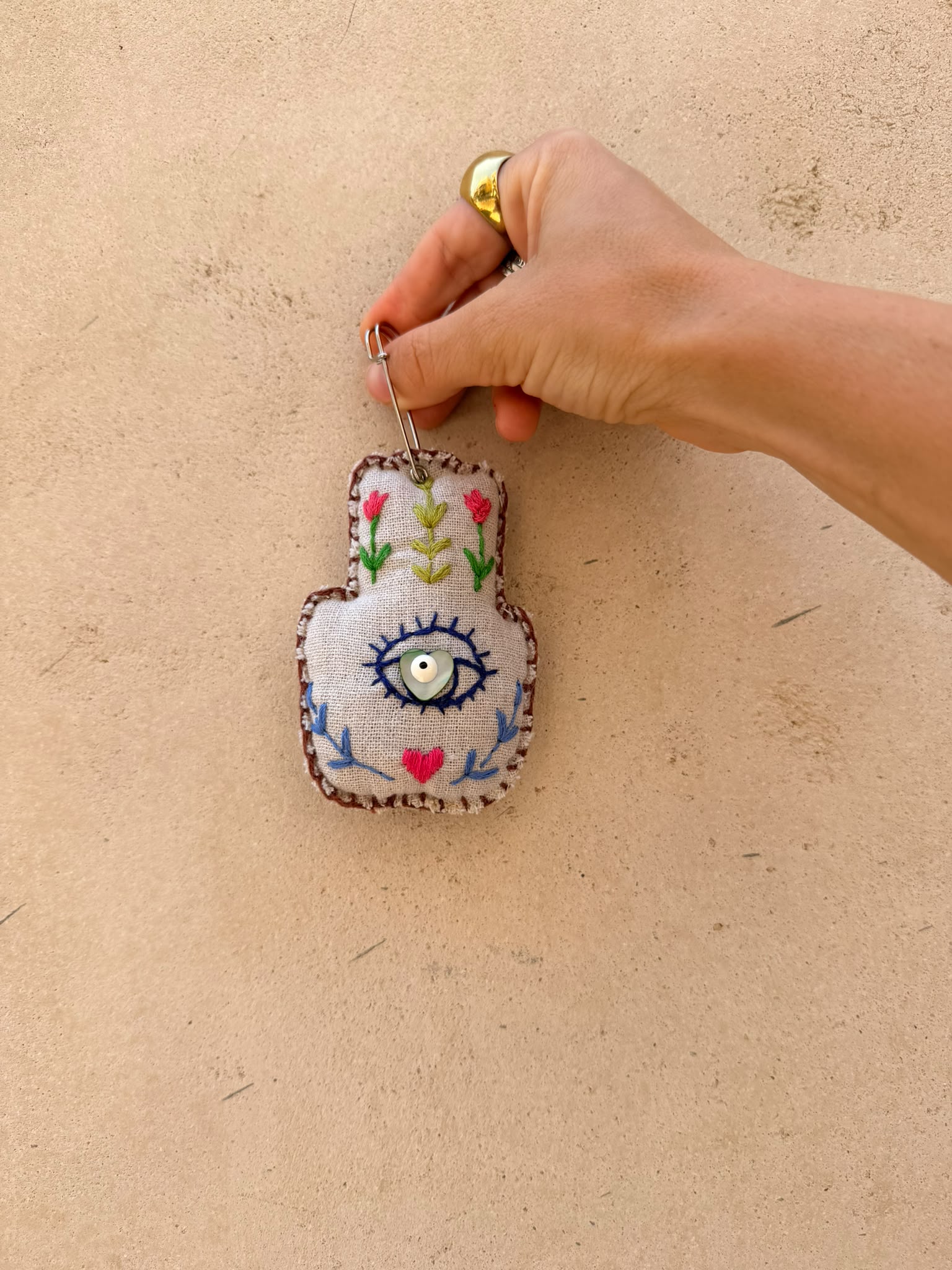 Embroidered Hamsa