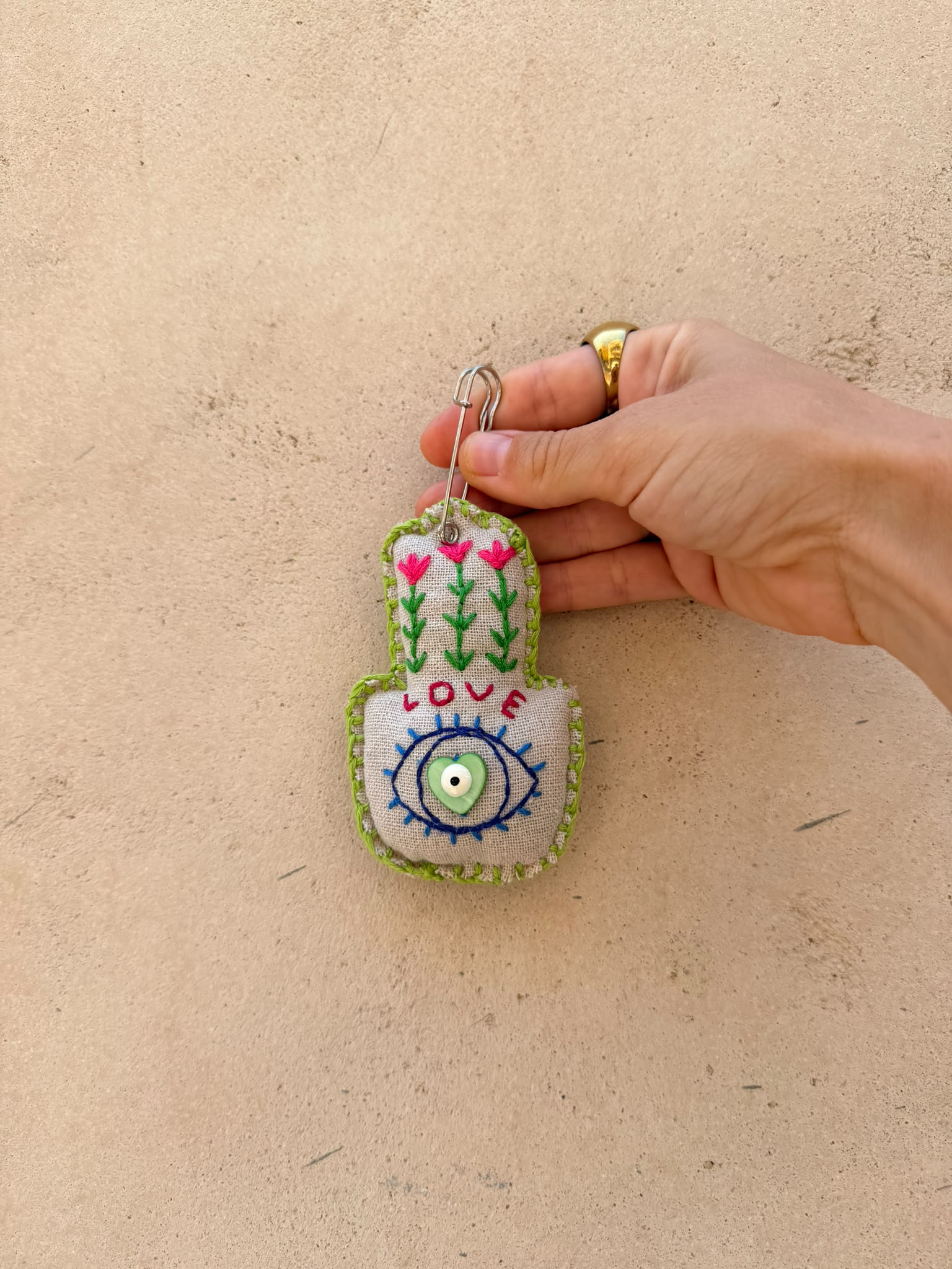 Embroidered Hamsa