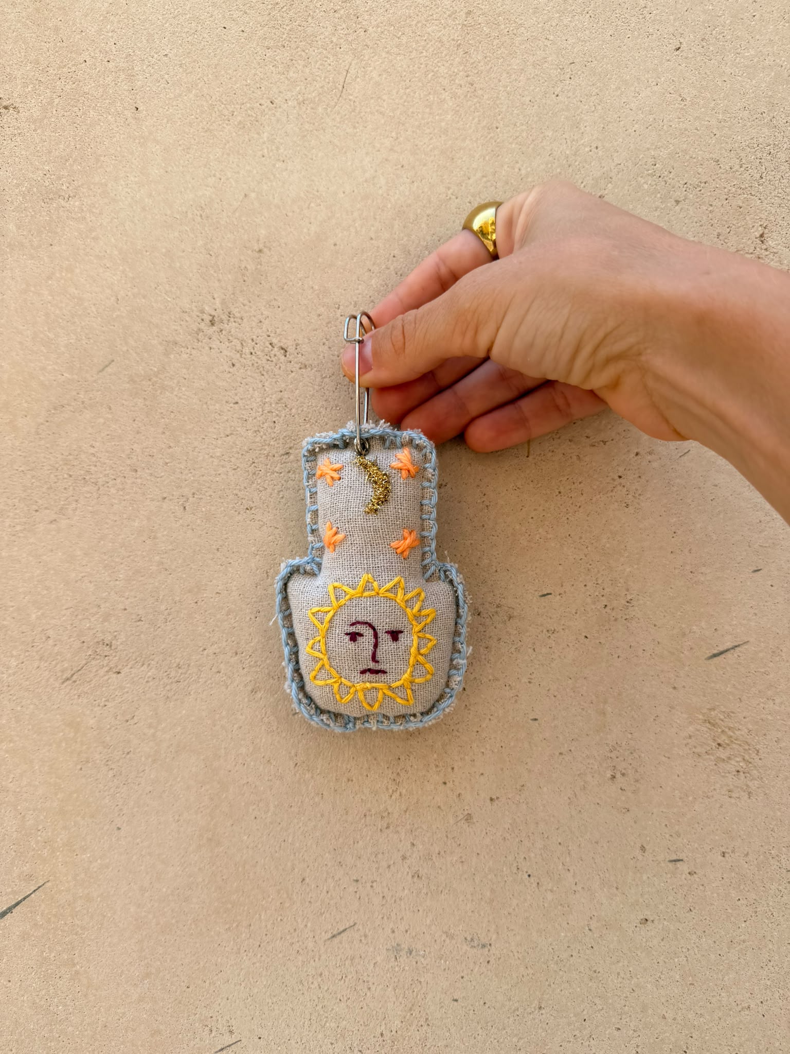 Embroidered Hamsa