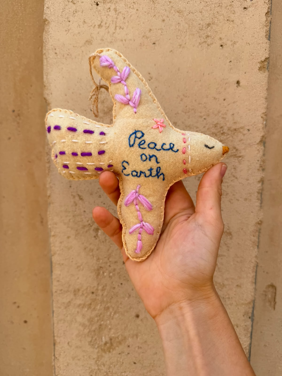 Embroidered Dove