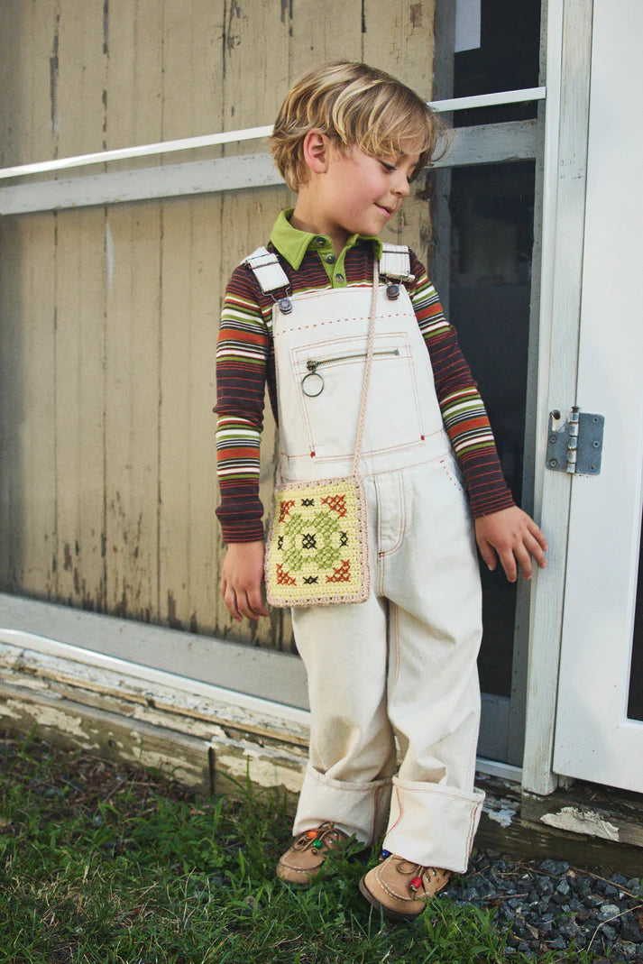 Long Sleeve Polo, Patio Stripe