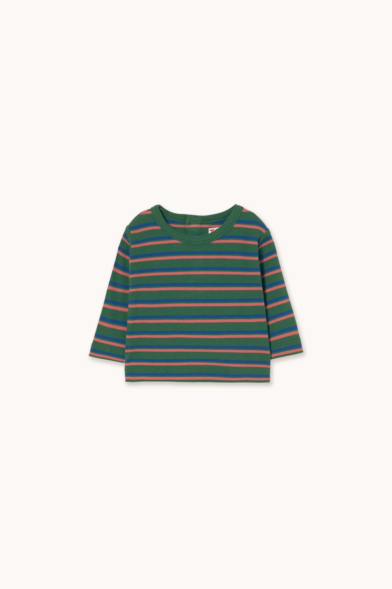 DUO STRIPES RIB BABY TEE
