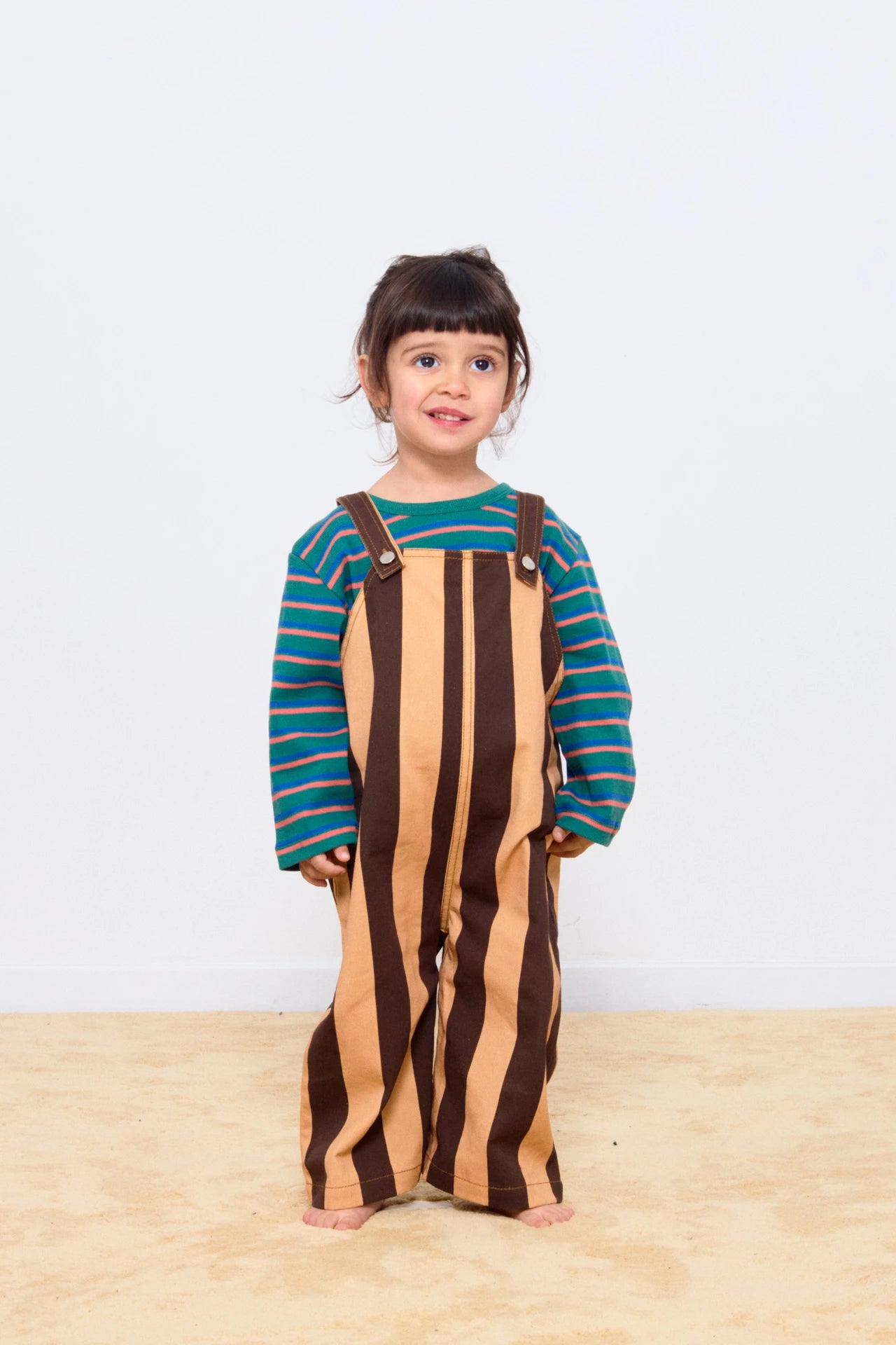 DUO STRIPES RIB BABY TEE