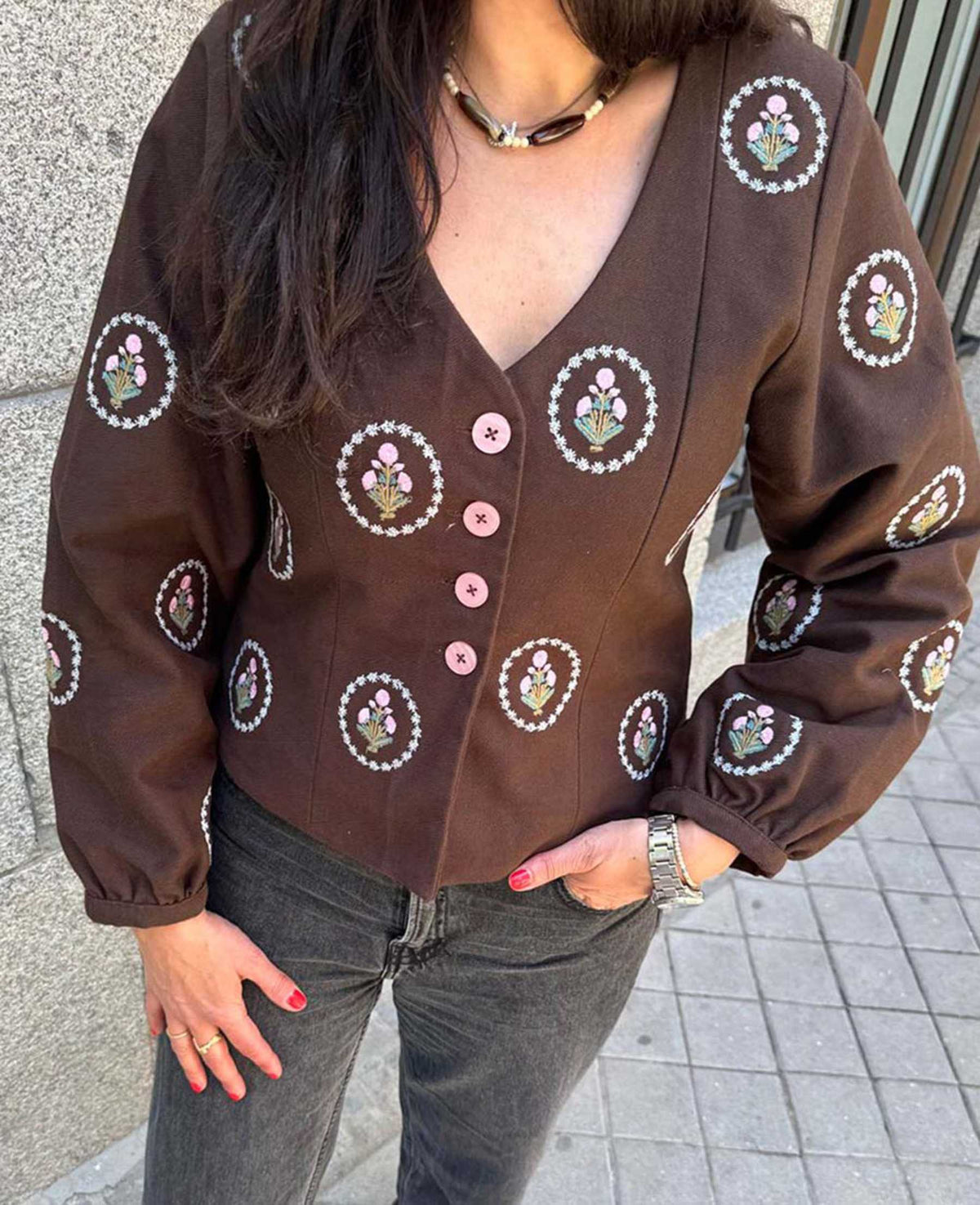 Evie Jacket Brown Fudge- Adult