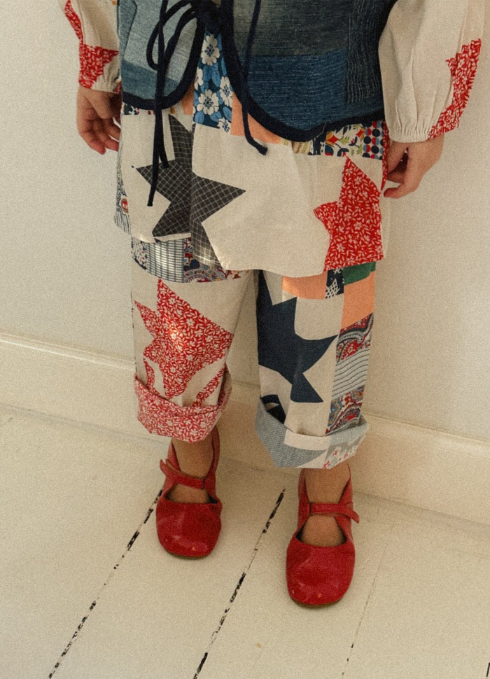 Oda MINI Pants Flower Patchwork