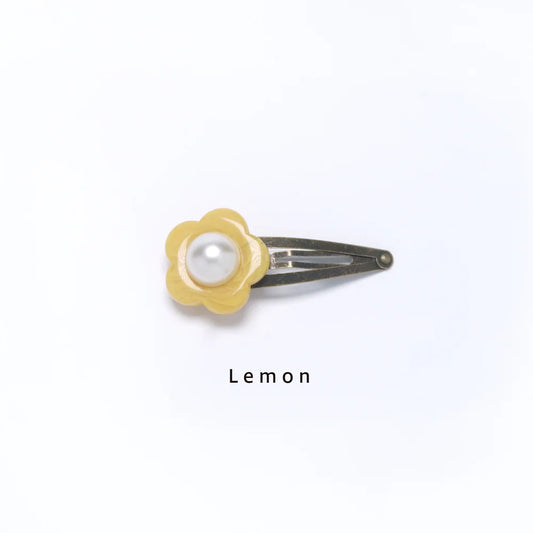 Flower Hair Clip- Lemon