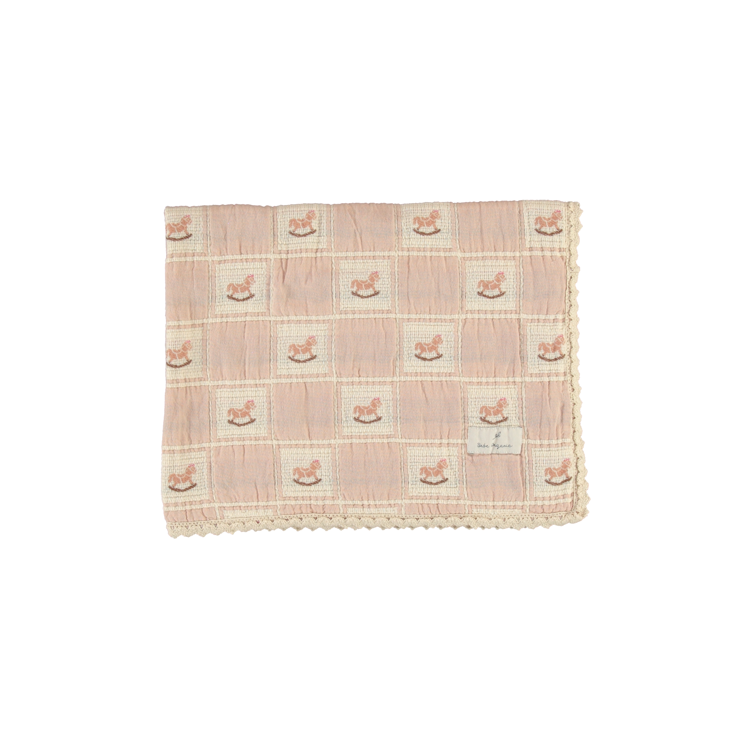 Rocking Horse Blanket, Mauve