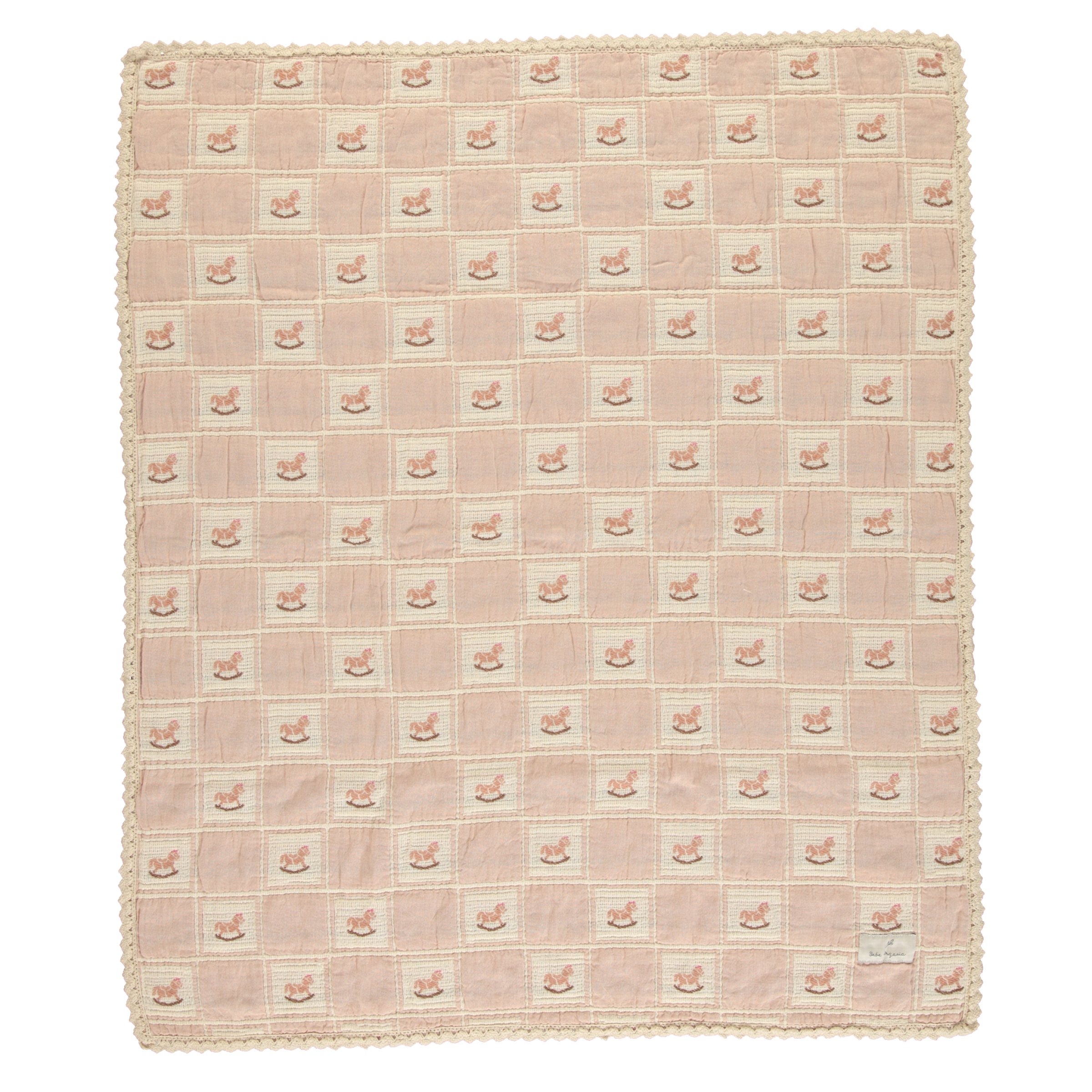 Rocking Horse Blanket, Mauve