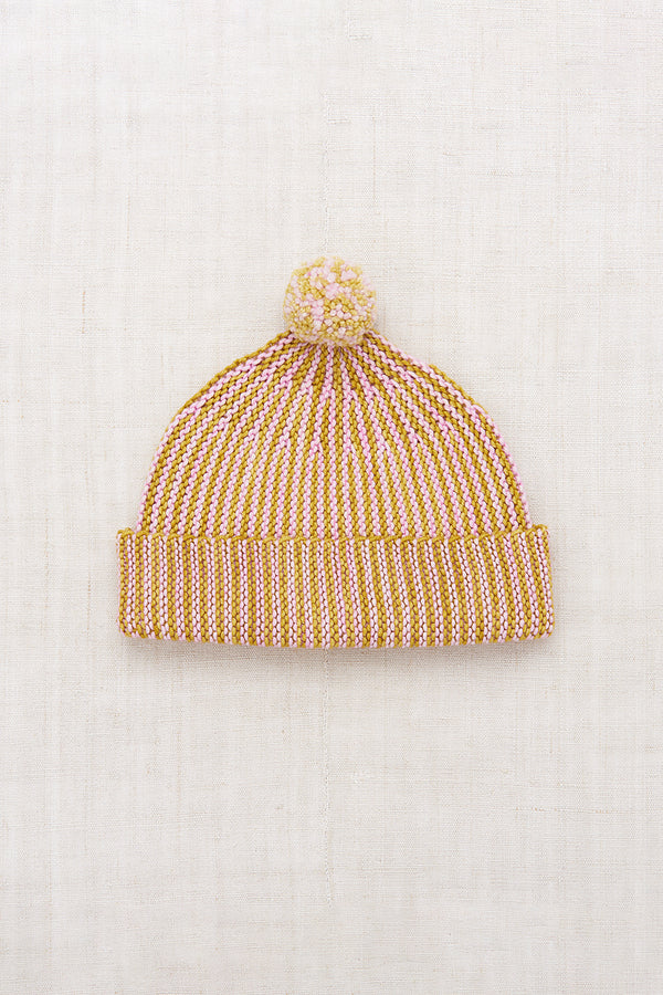 Strata Garter Hat- Citron