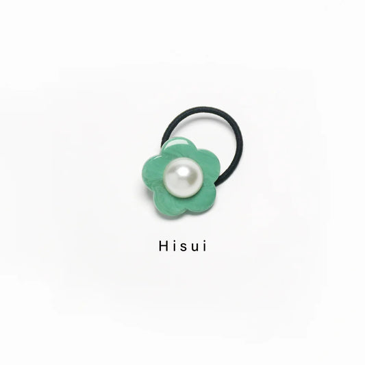 Flower Hair Tie- Hisui