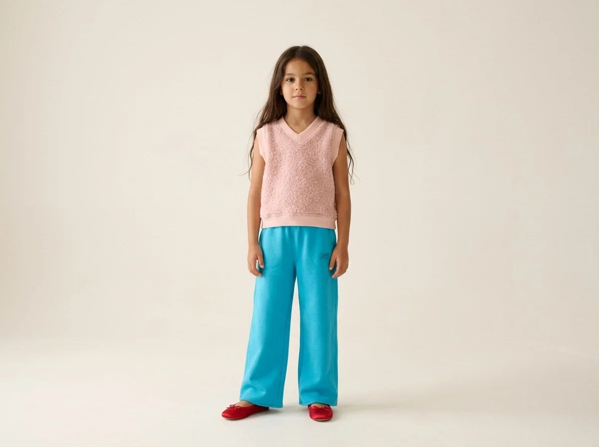 Oversized Sweatpants - Turquoise-3